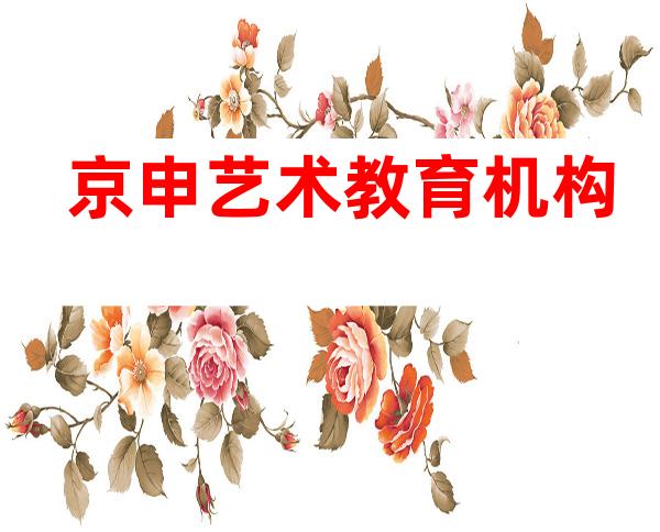 京申艺术教育机构